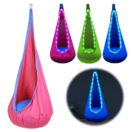 Glow-in-the-Dark Multi-Mode Swing: 16 Color Options for Endless Fun