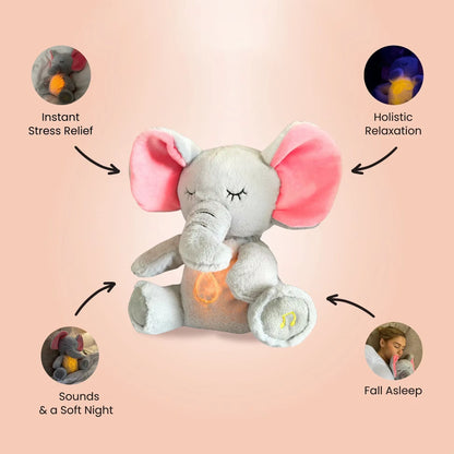 Snore-ific Elephant Buddy: The Premier Sleep Companion for Young Children