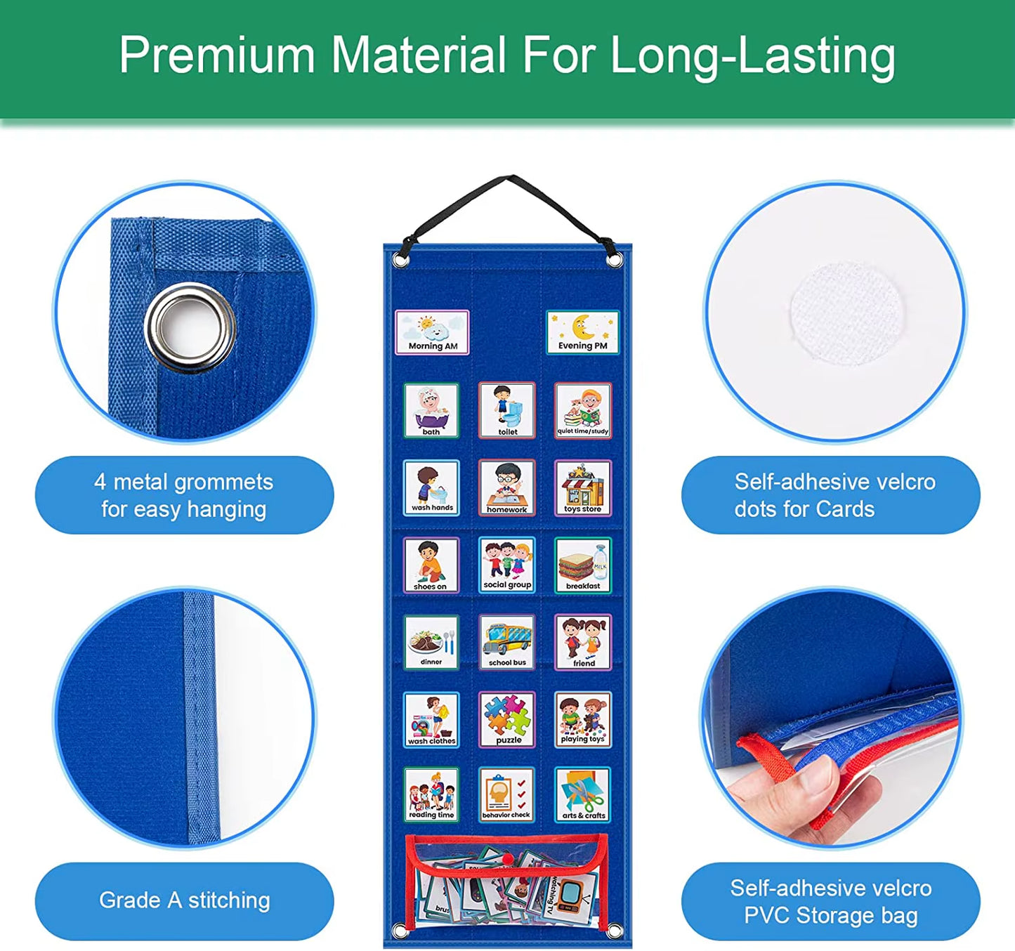 Engaging Visual Schedule Chart for Kids - 70 Cards for Daily Routines & Learning Fun!