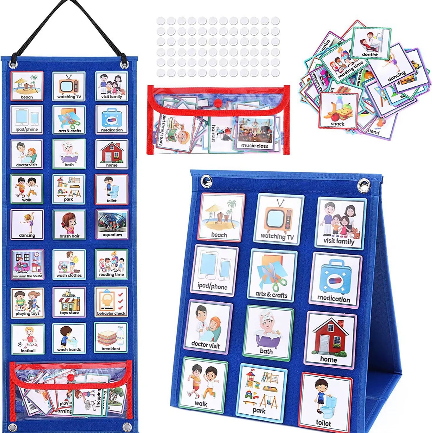 Engaging Visual Schedule Chart for Kids - 70 Cards for Daily Routines & Learning Fun!