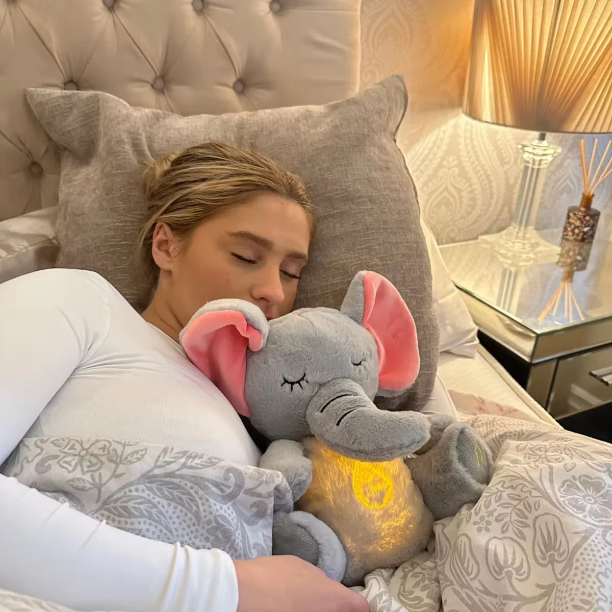 Snore-ific Elephant Buddy: The Premier Sleep Companion for Young Children