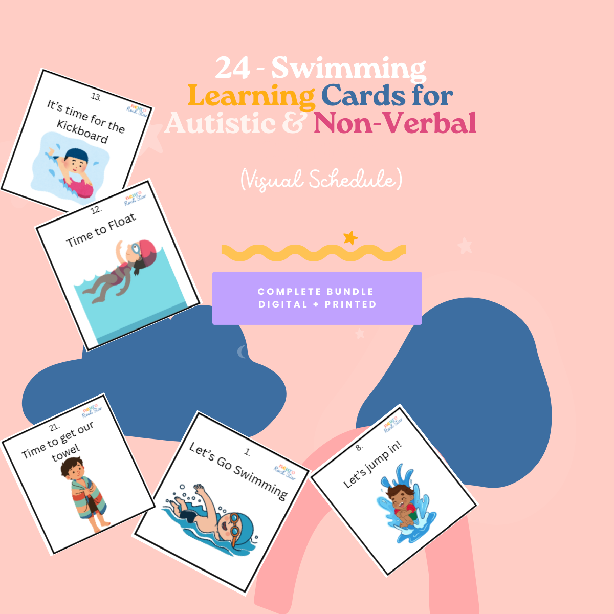 24 Pool Safety Cards – Complete Bundle (Digital + Printed)