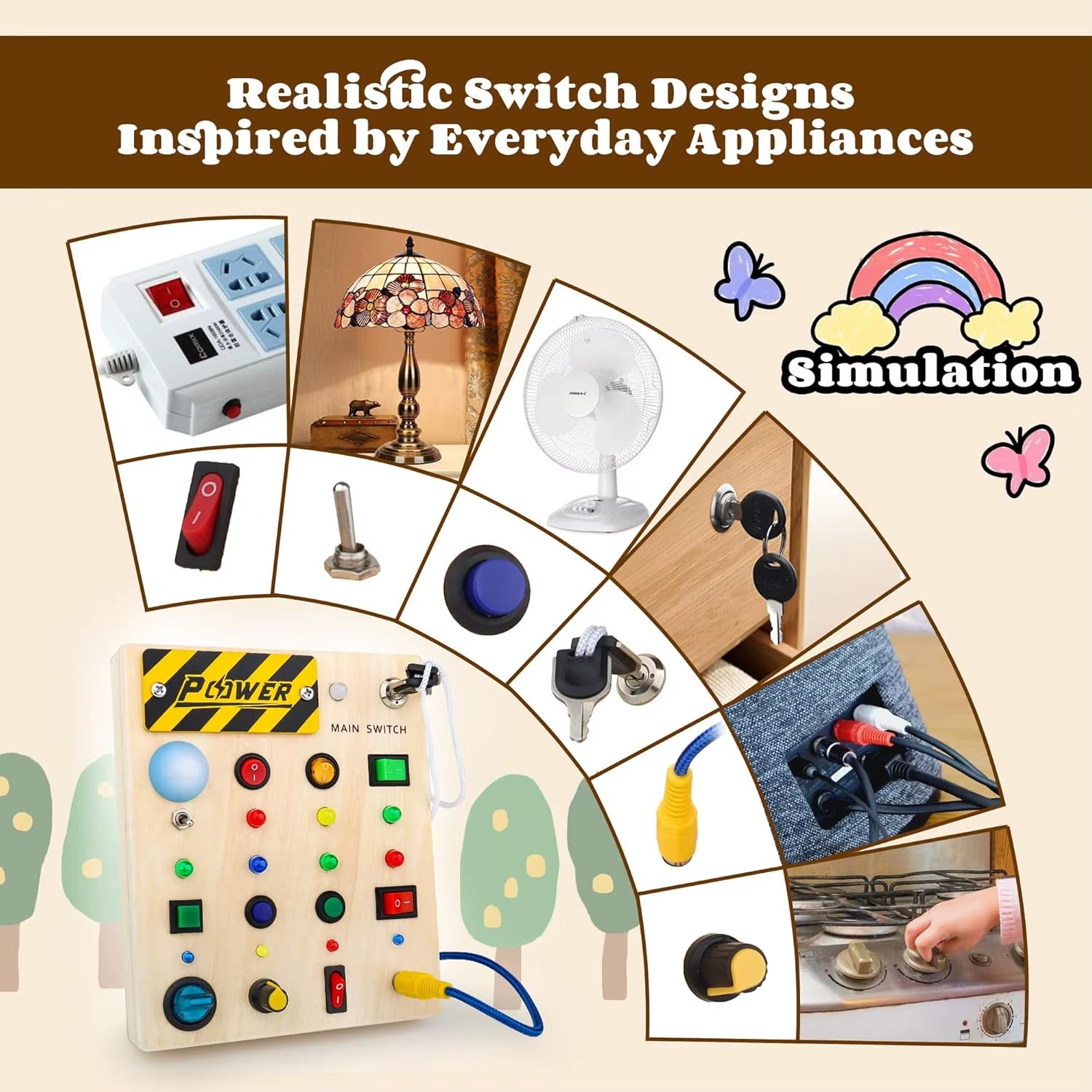 Montessori Mayhem: The Ultimate Wooden Fidget Fiesta for Tiny Hands and Big Giggles!