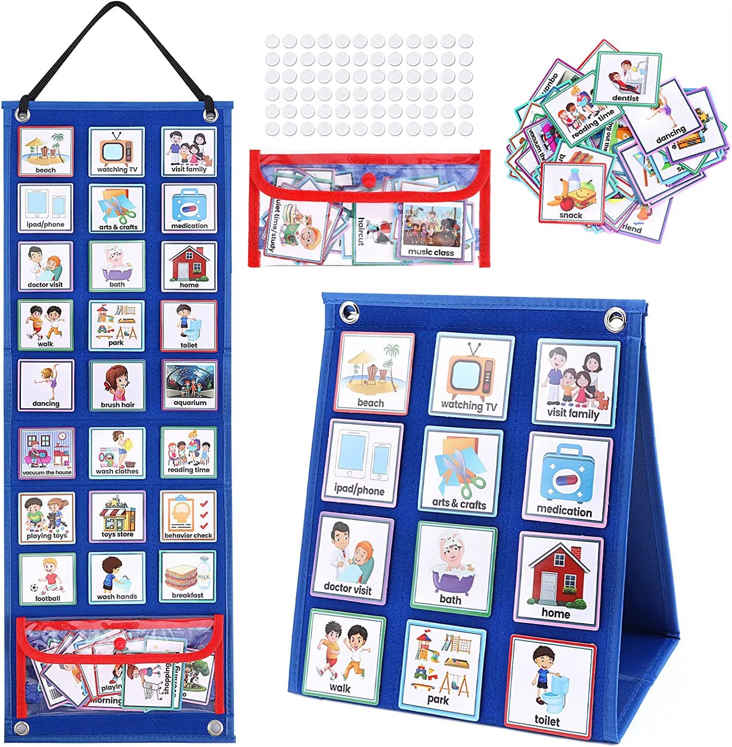 Engaging Visual Schedule Chart for Kids - 70 Cards for Daily Routines & Learning Fun!