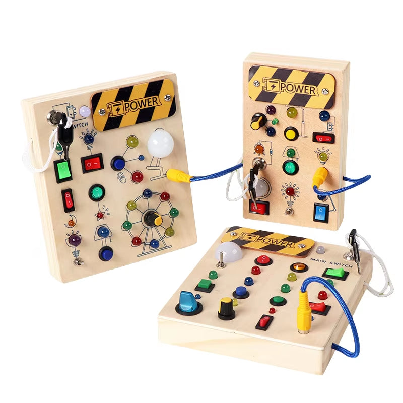 Montessori Mayhem: The Ultimate Wooden Fidget Fiesta for Tiny Hands and Big Giggles!